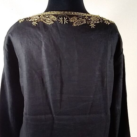 MICHAEL KORS SEQUINS WOMEN'S BLOUSE SIZE L - Picture 8 of 12
